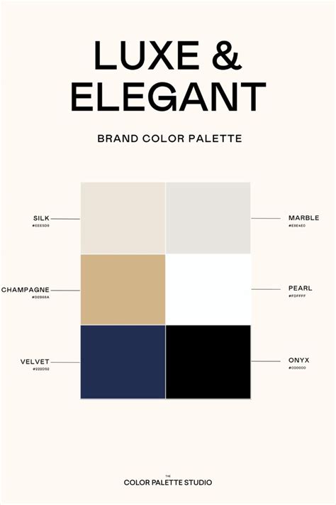 Modern Luxe Color Palette