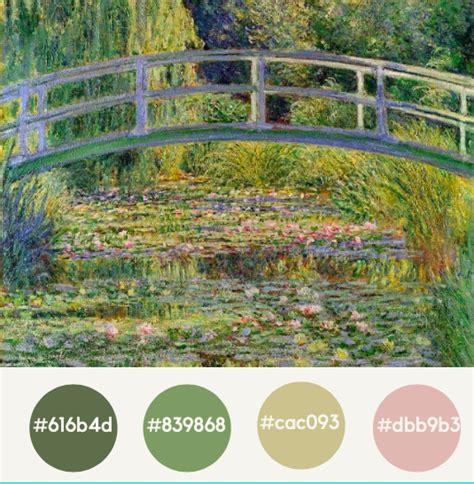 Monet-Inspired Color Palette