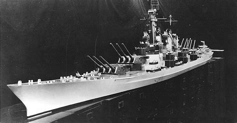 A diagram of the Montana-class battleships' armor arrangement