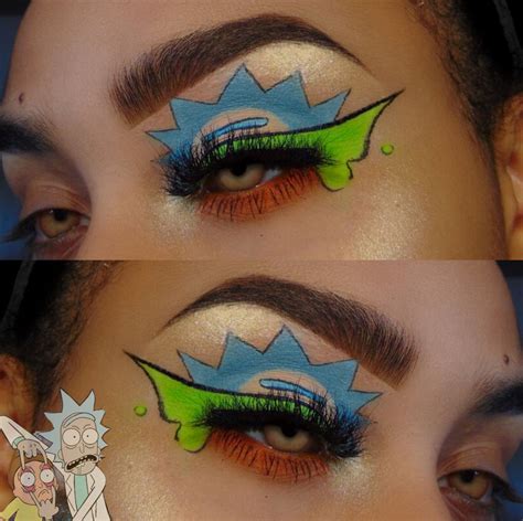 Morty Smith Makeup Look