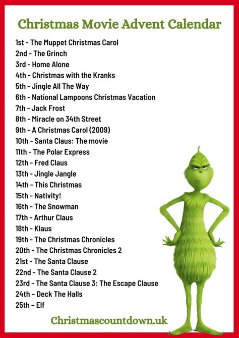 Movie Advent Calendar