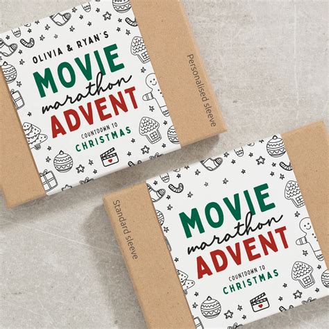 Movie Night Advent Calendar Box