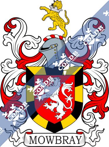 Mowbray Family Crest