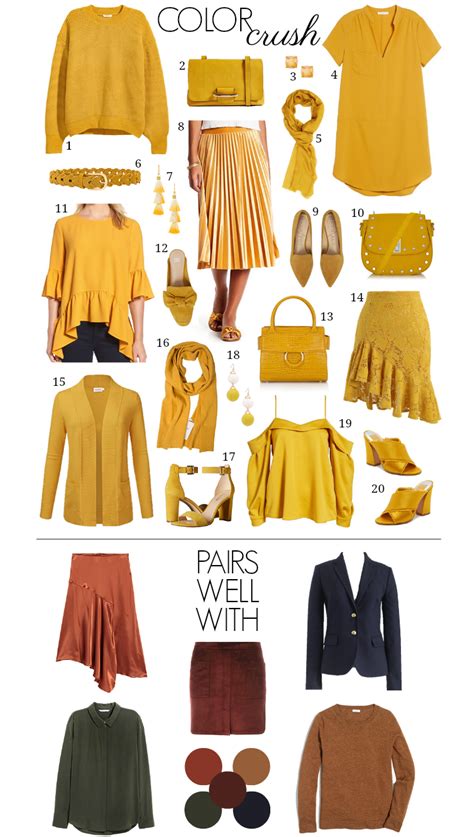 Mustard Yellow Fashion Inspiration