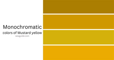 Mustard Yellow Monochromatic