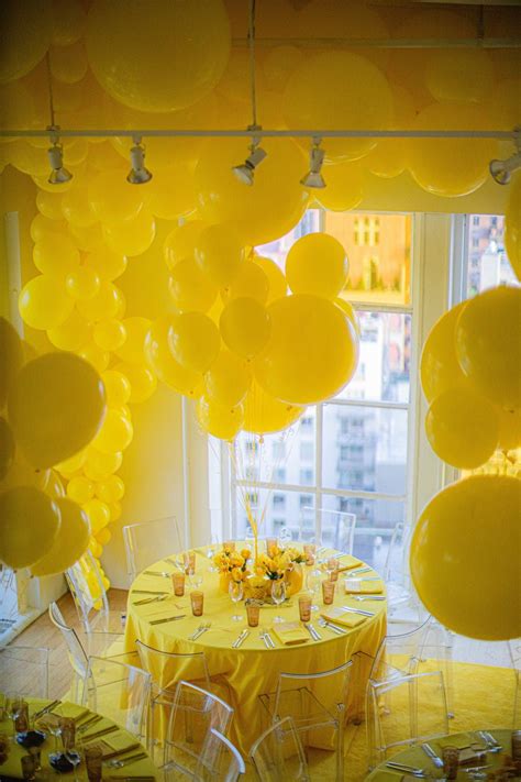 Mustard Yellow Party Decorations Inspiration