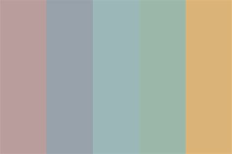 Muted Color Palette for Staircase