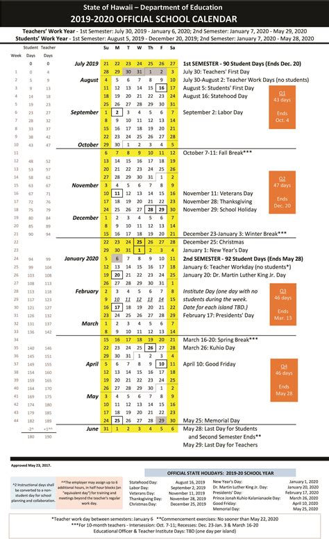 NYC DOE Calendar Planning