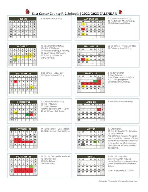 Naperville District 204 School Calendar Image 4