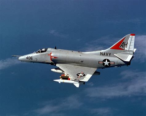 Navy A-4 Skyhawk Landing