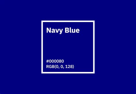 Navy Blue Color Representing Wisdom