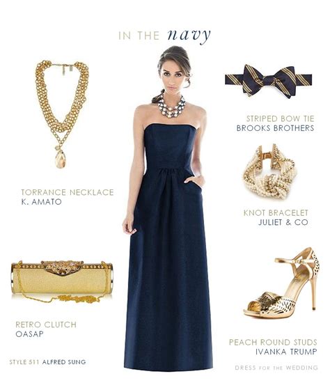 Navy Blue And Gold Accessories Inspiration