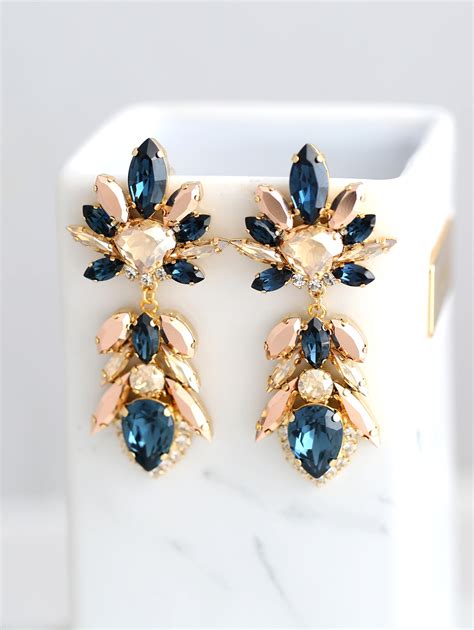 Navy Blue And Gold Jewelry Inspiration