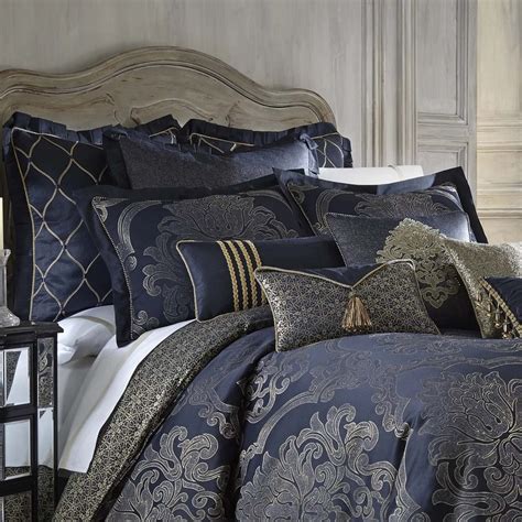 Navy Blue And Gold Textiles Inspiration