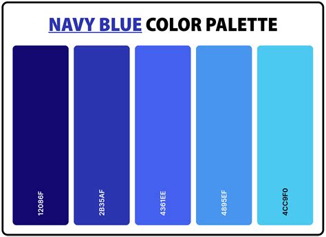 Navy Blue Color Palettes