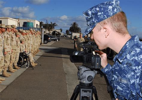 Navy Mass Communication Specialist with Social Media