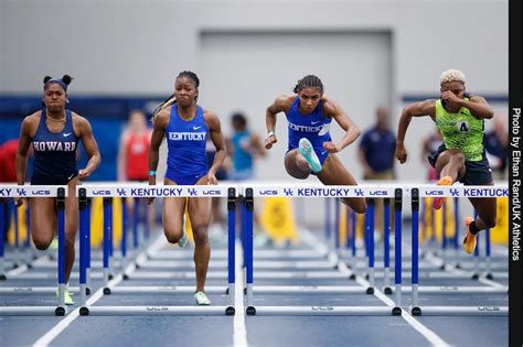 Navy Track Meet Hurdle Event