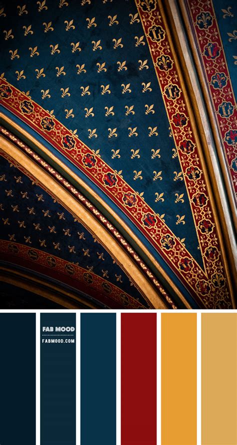 Navy and Gold Color Palette