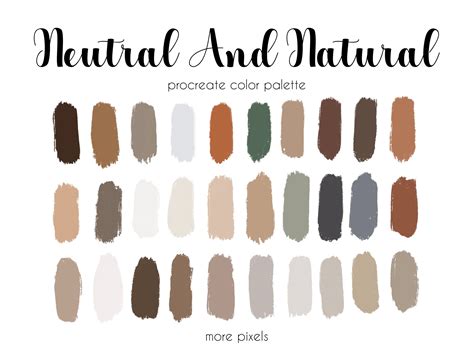 Neutral and Natural Palette