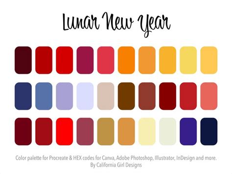 New Year Color Palette