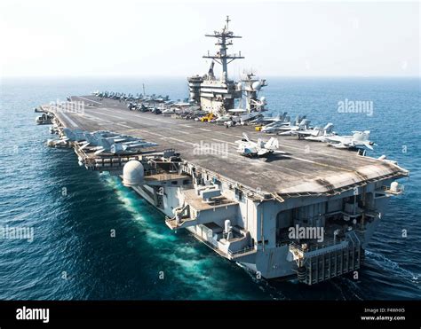 F/A-18 Hornet on the USS Nimitz flight deck