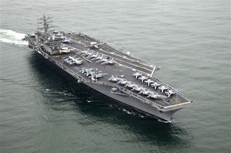 USS Nimitz undergoing upgrades