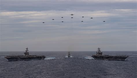 Nimitz Carrier Strike Group in action