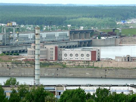 Scenic view of Nizhnekamsk Reservoir