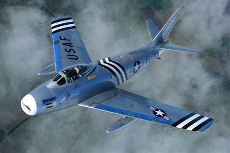 North American F-86 Sabre in flight