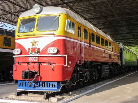 Traveling by train in North Korea