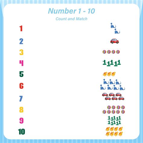 Description of Number Worksheets