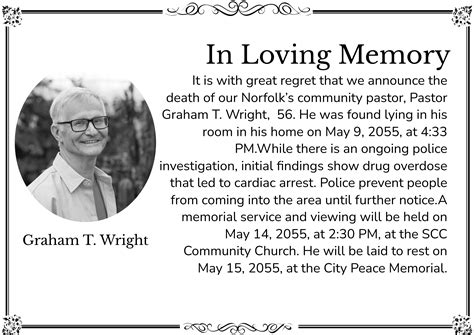 Obituary Details Page