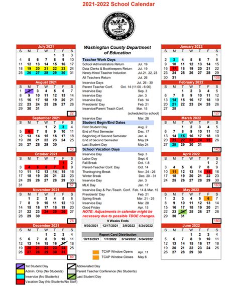 Oconee Schools Calendar Image 3