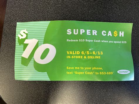 Old Navy Super Cash