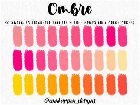 Ombre Color Palette Inspiration 2