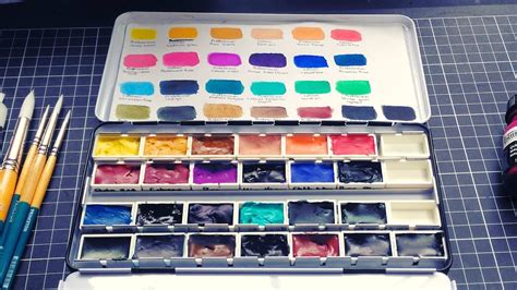 Organizing Windsor Newton Palette Colors