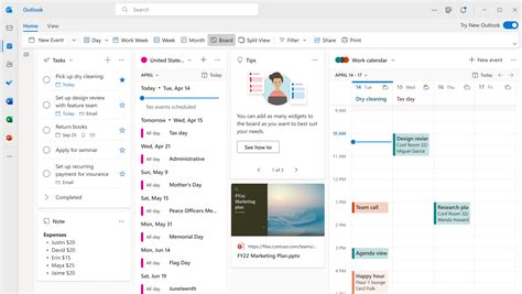 Outlook Calendar Features Overview