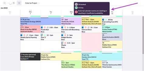 Outlook Calendar Organization