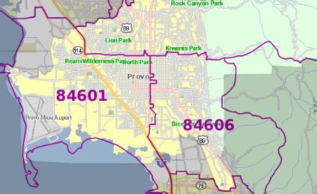 Overview of Provo Zip Codes