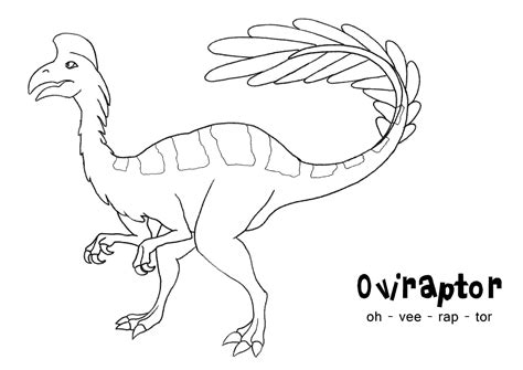 Oviraptor Coloring Pages