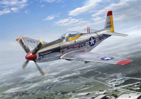 P-51 Mustang in flight