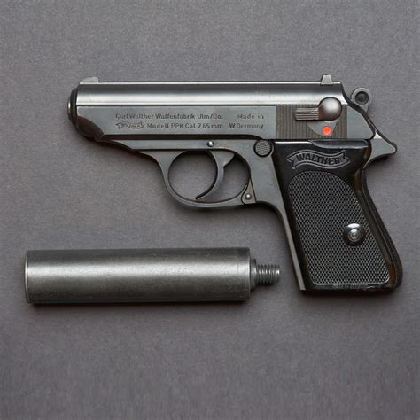 Walther PPK/S with suppressor