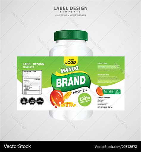 Packaging and Label Design Example