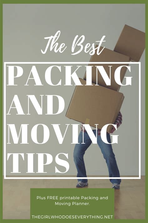 Packing and Moving Tips