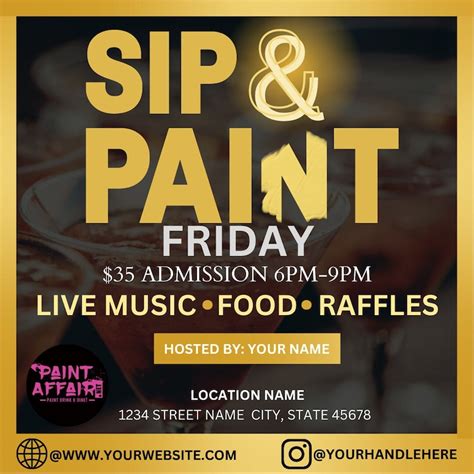 Paint and Sip Getting Started