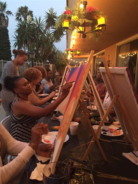 Paint and Sip Party