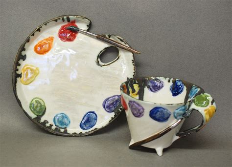 Painter's Palette Tea Saucer