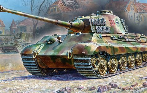 Panzer VI King Tiger in Battle