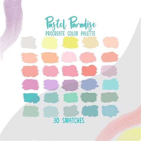 Pastel Paradise Color Palette