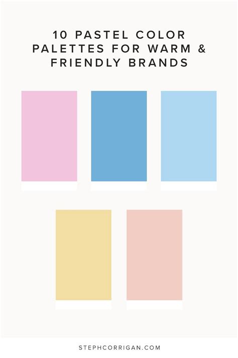 Pastel Shades in Branding